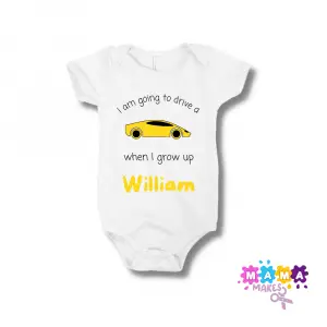 Personalised baby vest