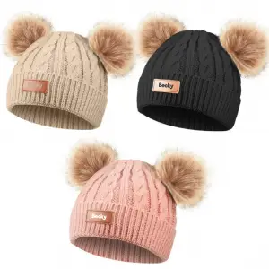 Children's Personalised Bobble Hats