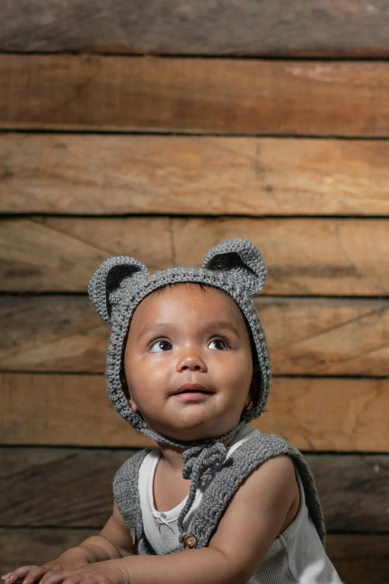 Infant Hat with Pom Pom