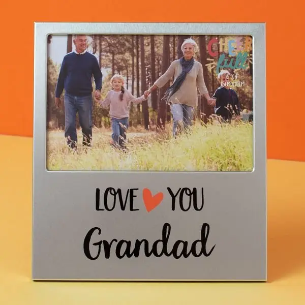 Custom Aluminium Photo Frame Grandad 6x4
