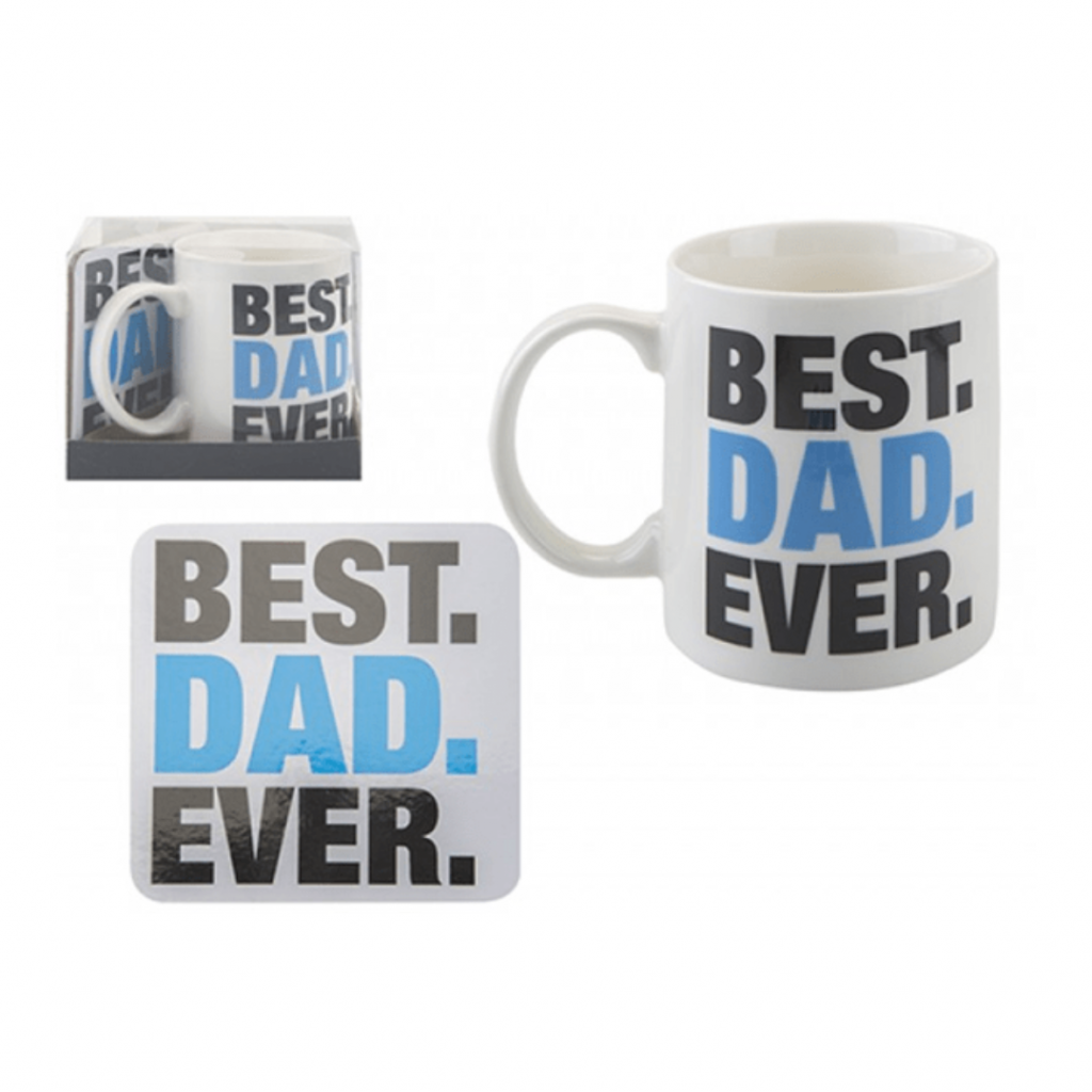 Best Dad Ever Mug and Coaster Set