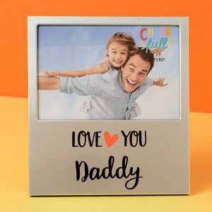 Custom Aluminium Photo Frame For Daddy 6x4