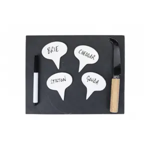 Slate Cheese Board With Accessories