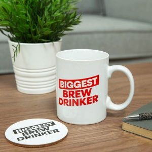 Oversized Biggest Brew Mug & Coaster
