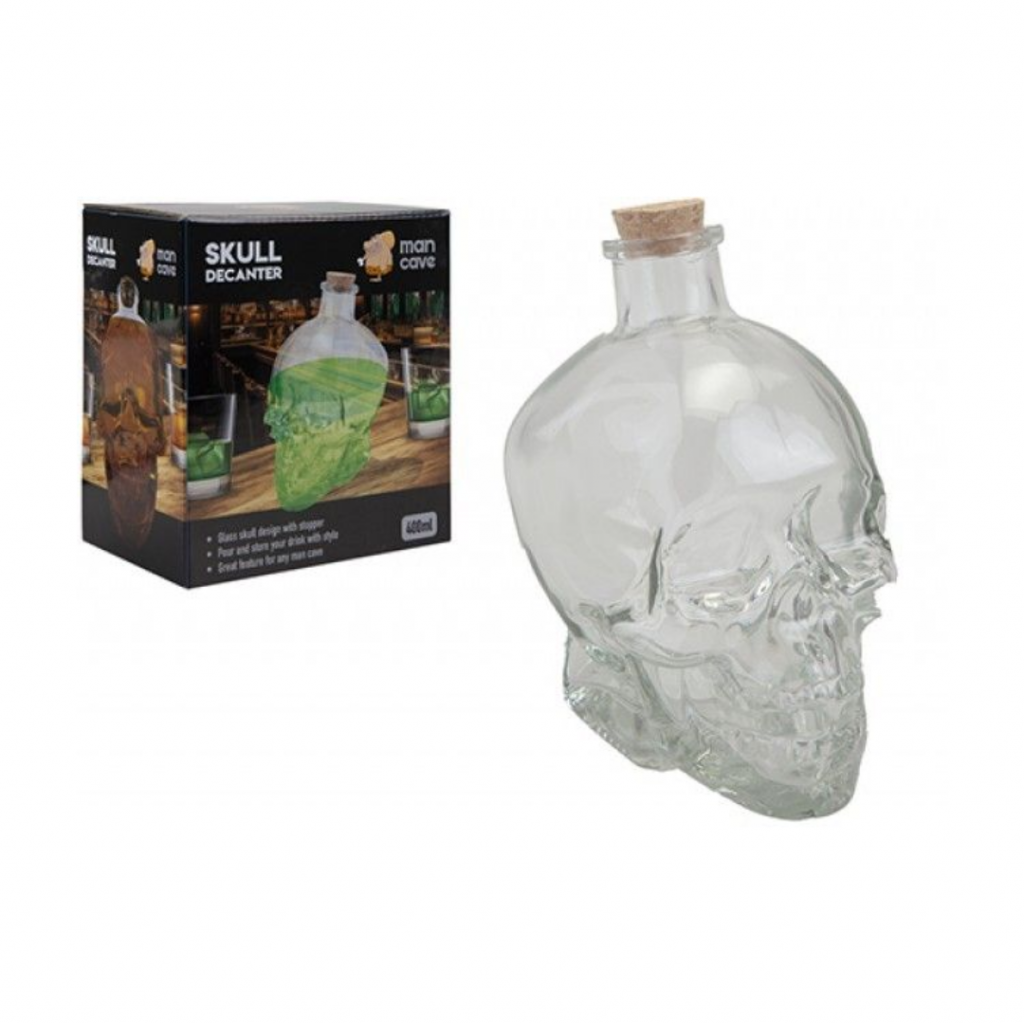 Man Cave Skull Decanter