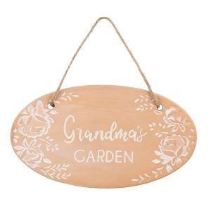 Grandma's Garden Plaque