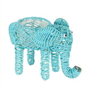 Blue Elephant Planter