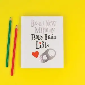 New Mummy Baby Brain List Book