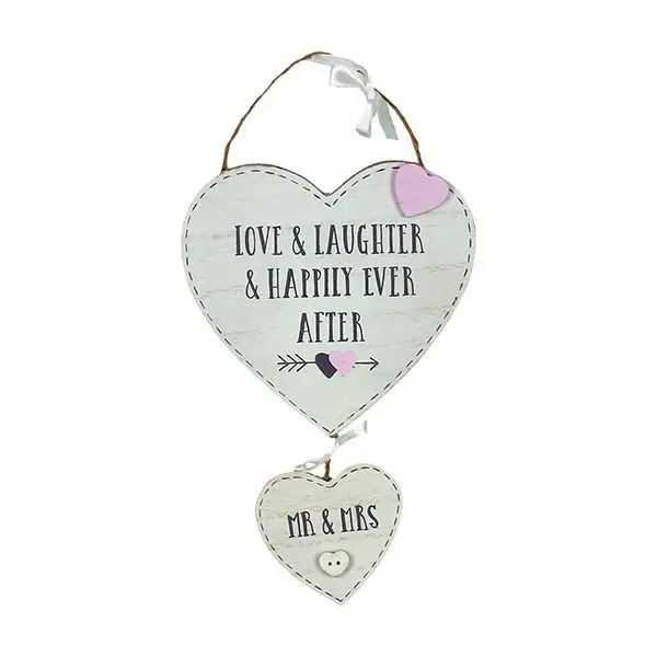 Hanging Mr & Mrs Plaque