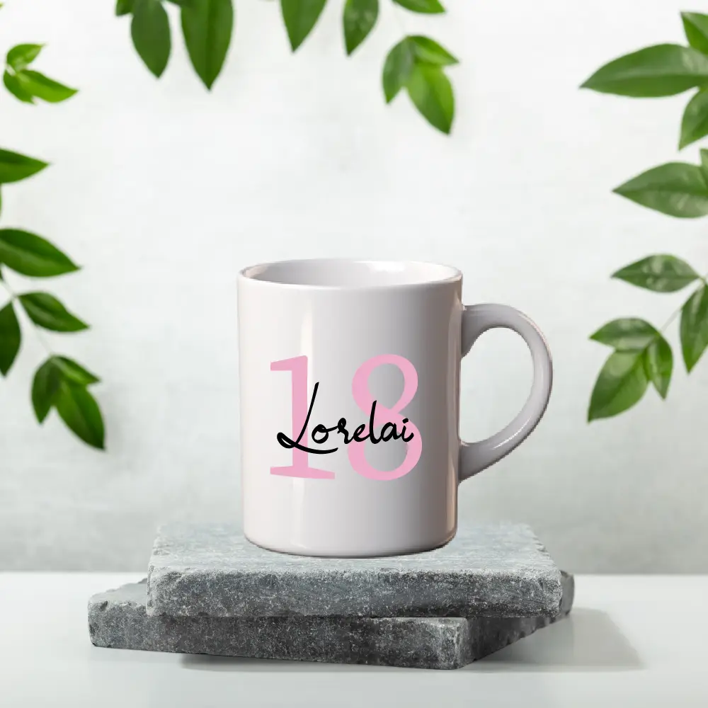 Personalised 18th Birthday Mug