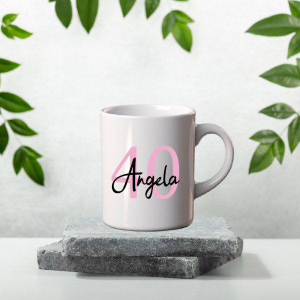 Personalised 40th Birthday Mug