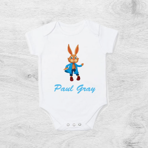 Personalised Bunny Baby Vest